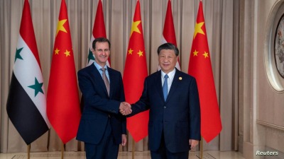 رأس النظام السوري ورئيس الصين