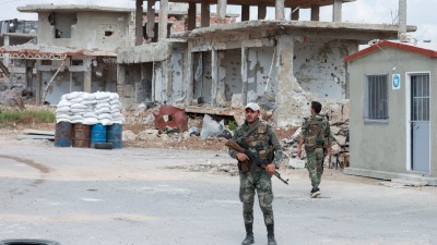 عناصر من قوات النظام في درعا ـ AFP