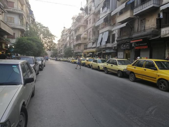 حلب - حركة مرور متوقفة.jpg