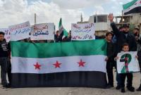 إحياء ذكرى الثورة السورية بعامها الـ12في درعا البلد