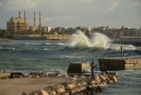 A general view of the Syrian city of Latakia, a popular seaside resort largely