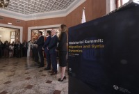 مؤتمر صحفي عقب القمة الوزارة بشأن سوريا والهجرة في قبرص ـ إنترنت