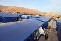مخيم للاجئين السوريين في عرسال ـ AFP