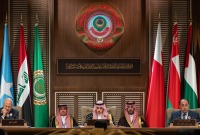 وزير الخارجية السعودي فيصل بن فرحان في اجتماع مجلس جامعة الدول العربية على مستوى وزراء الخارجية - 14 أيار 2024 (واس)