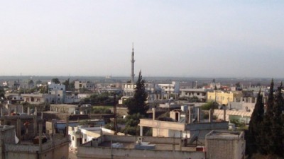 مدينة إزرع في ريف درعا (تويتر)