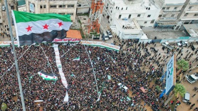 مظاهرات حاشدة في ذكرى الثورة السورية الـ 12