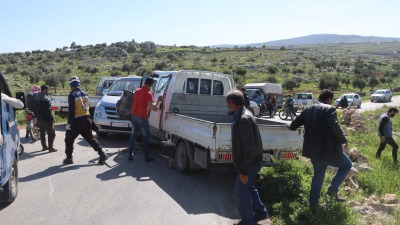 حادث سير في ريف إدلب (الدفاع المدني السوري)