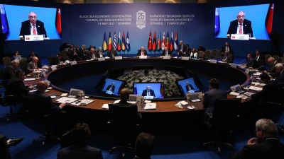 اجتماع سابق لمنظمة التعاون الاقتصادي للبحر الأسود - 22 من أيار 2017 (الرئاسة التركية)