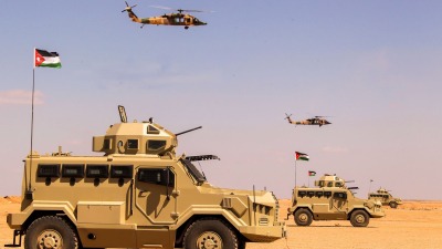احتفالات عسكرية بمناسبة مئوية تأسيس الدولة الأردنية - 11 نيسان 2021 (الجيش الأردني)