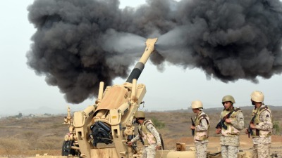 الجيش السعودي على الحدود اليمنية