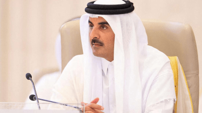 أمير قطر يدين دعوات تهجير الفلسطينيين ويدعو لفتح ممرات آمنة في غزة