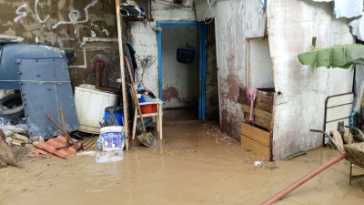 سيول إثر الأمطار في لبنان - الدفاع المدني اللبناني