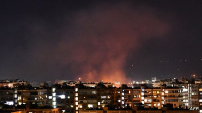 قصف جوي يستهدف منطقة "السيدة زينب" جنوبي العاصمة دمشق 