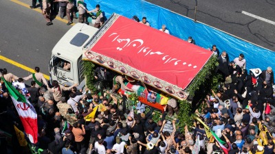 تشييع قتلى الحرس الثوري في طهران ـ AFP