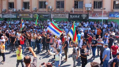 حراك السويداء يتضامن مع اللاجئين السوريين في لبنان