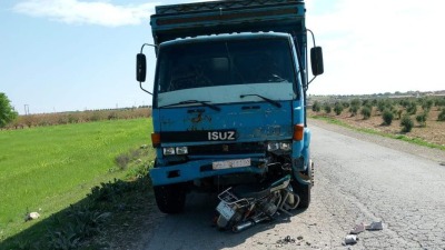 حادث سير في منطقة جرابلس - متداول