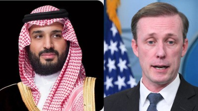 Mohammed bin Salman and Jack Sullivan