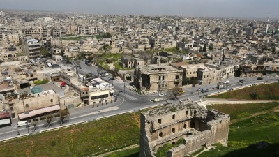 مشهد لمدينة حلب من قلعتها ـ AFP