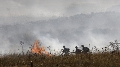 عبرت الطائرتان المسيّرتان من لبنان وانفجرتا شمالي هضبة الجولان - AFP