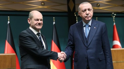 أردوغان يستقبل شولتس في إسطنبول الأسبوع المقبل